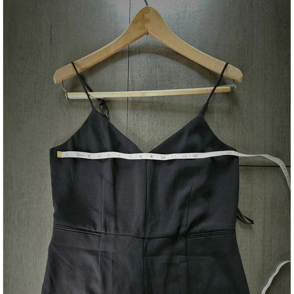 Anthropologie the Essential Slim Jumpsuit Black Size 10 NWT Capsule Wardrobe - Picture 4 of 11